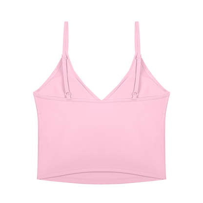 YA TOUR Women's Tennis Top – Pink, back view