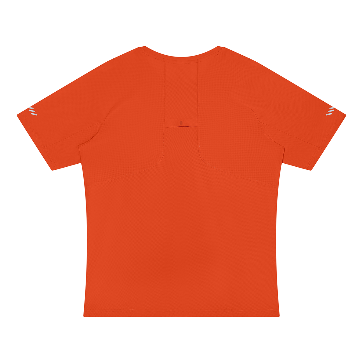 YA TOUR Men's Reflective Raglan T-Shirt – Orange, back view