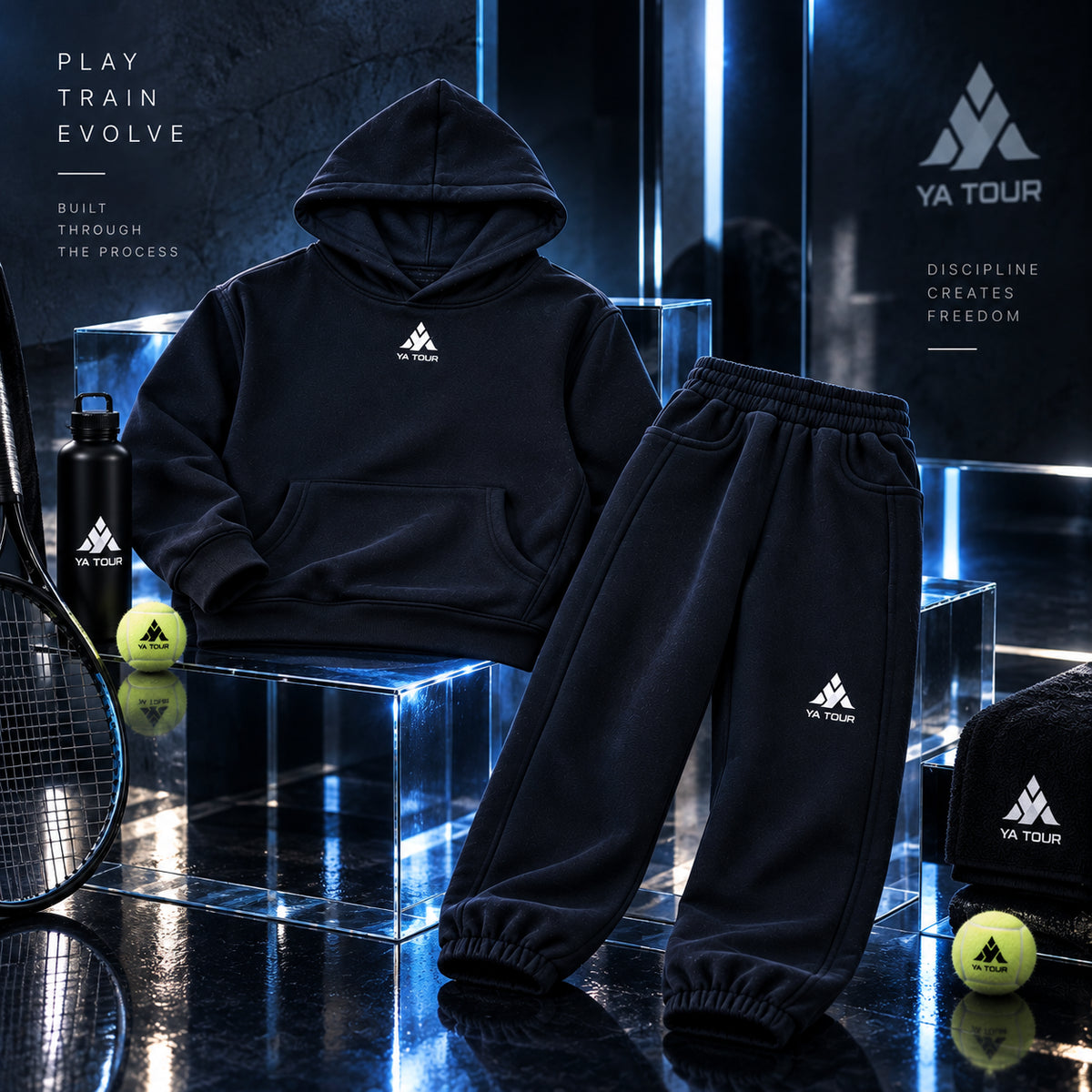 YA TOUR Essential Kids' Fleece Jogged Sweatpants