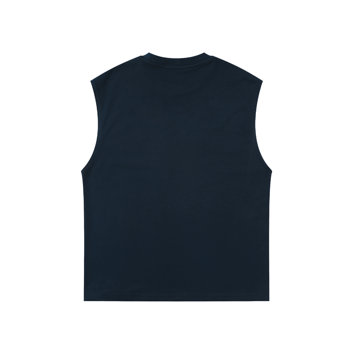 YA TOUR Quick-Dry Kids' Tank Top – Black, back view flat lay