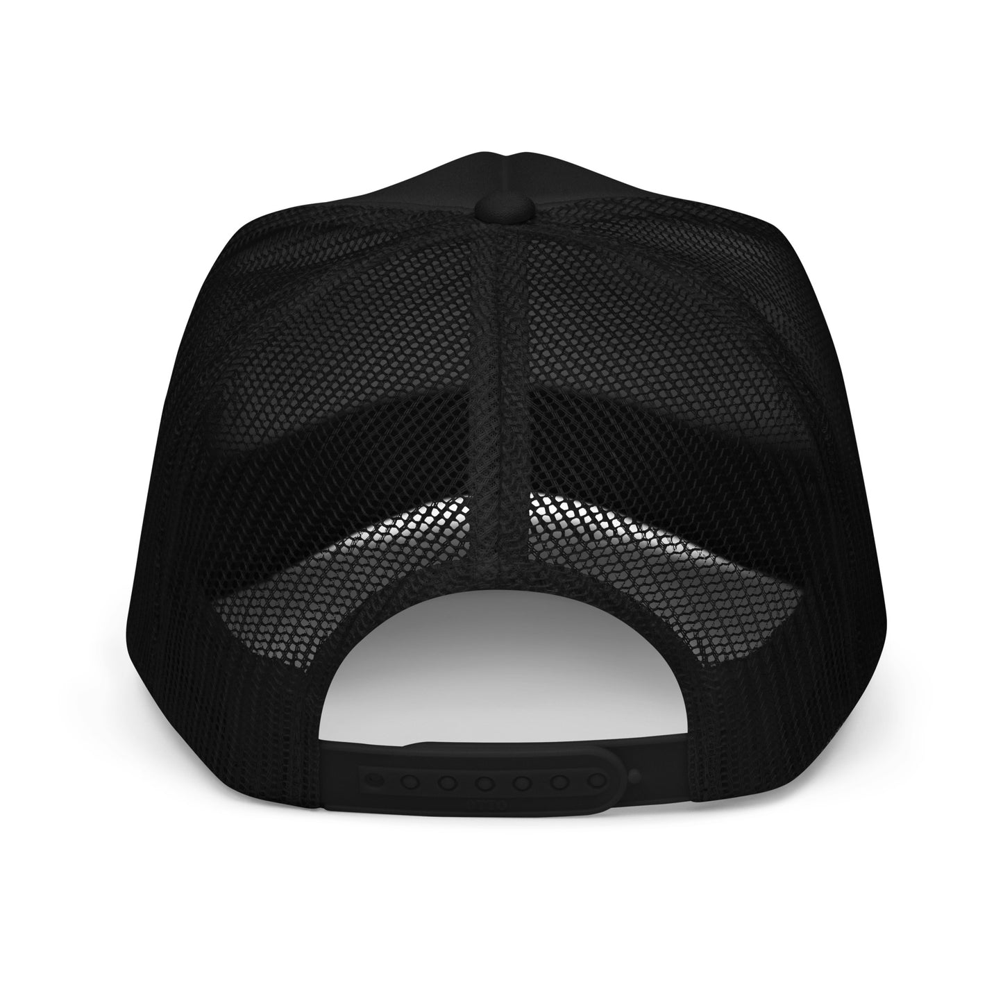 YA TOUR Foam Trucker Hat black back view 2