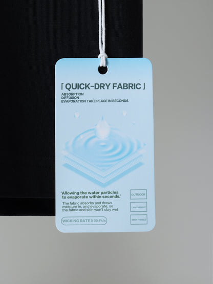 YA TOUR Quick-Dry Kids' Tank Top – Quick-dry fabric technology hang tag detail