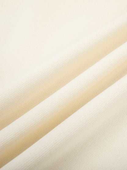 YA TOUR Color Block Raglan Sleeve Zip Track Jacket — fabric close-up showing heavyweight cotton-blend texture 2