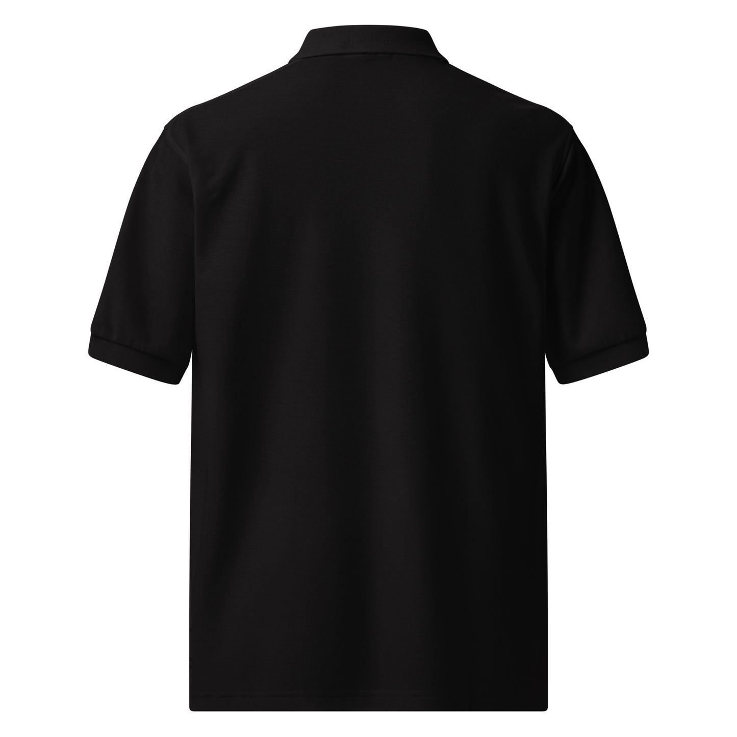 YA TOUR Men's Premium Polo black back view