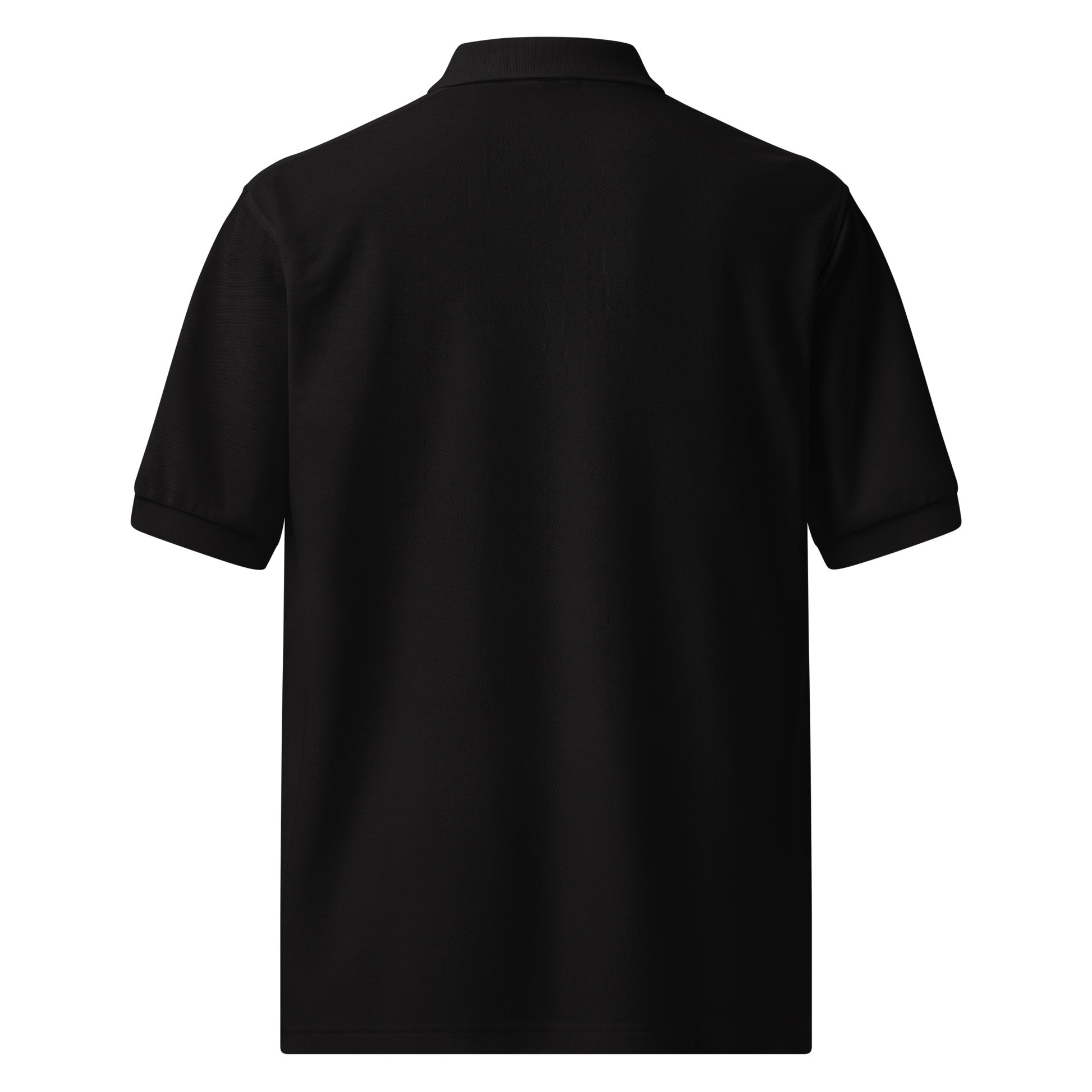 YA TOUR Men's Premium Polo black back view