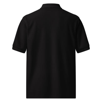 YA TOUR Men's Premium Polo black back view