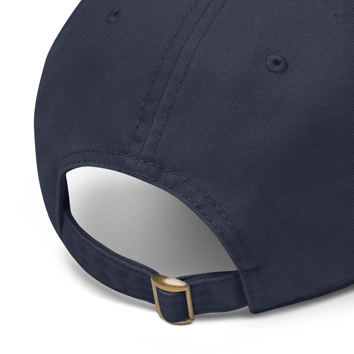 YA TOUR Garment Washed Cap – Navy, product detail view
