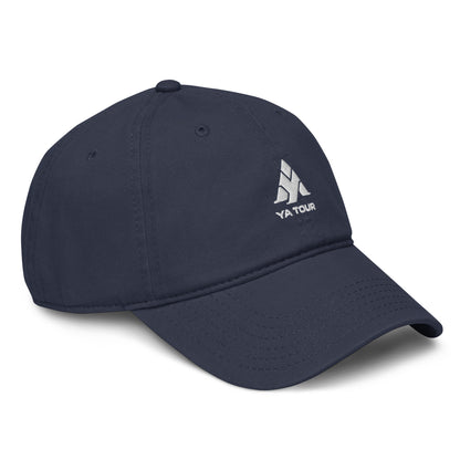 YA TOUR Garment Washed Cap – Navy, right front view