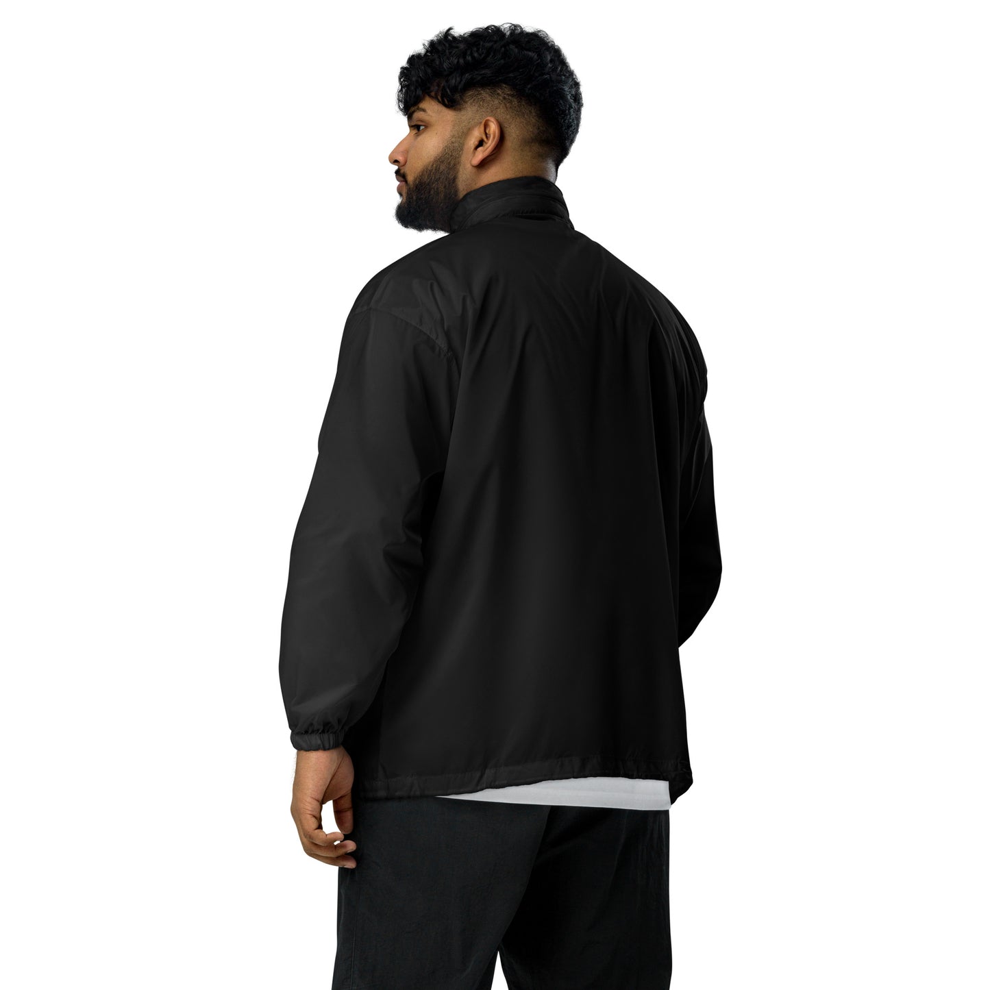 YA TOUR Unisex Windbreaker black back view 4