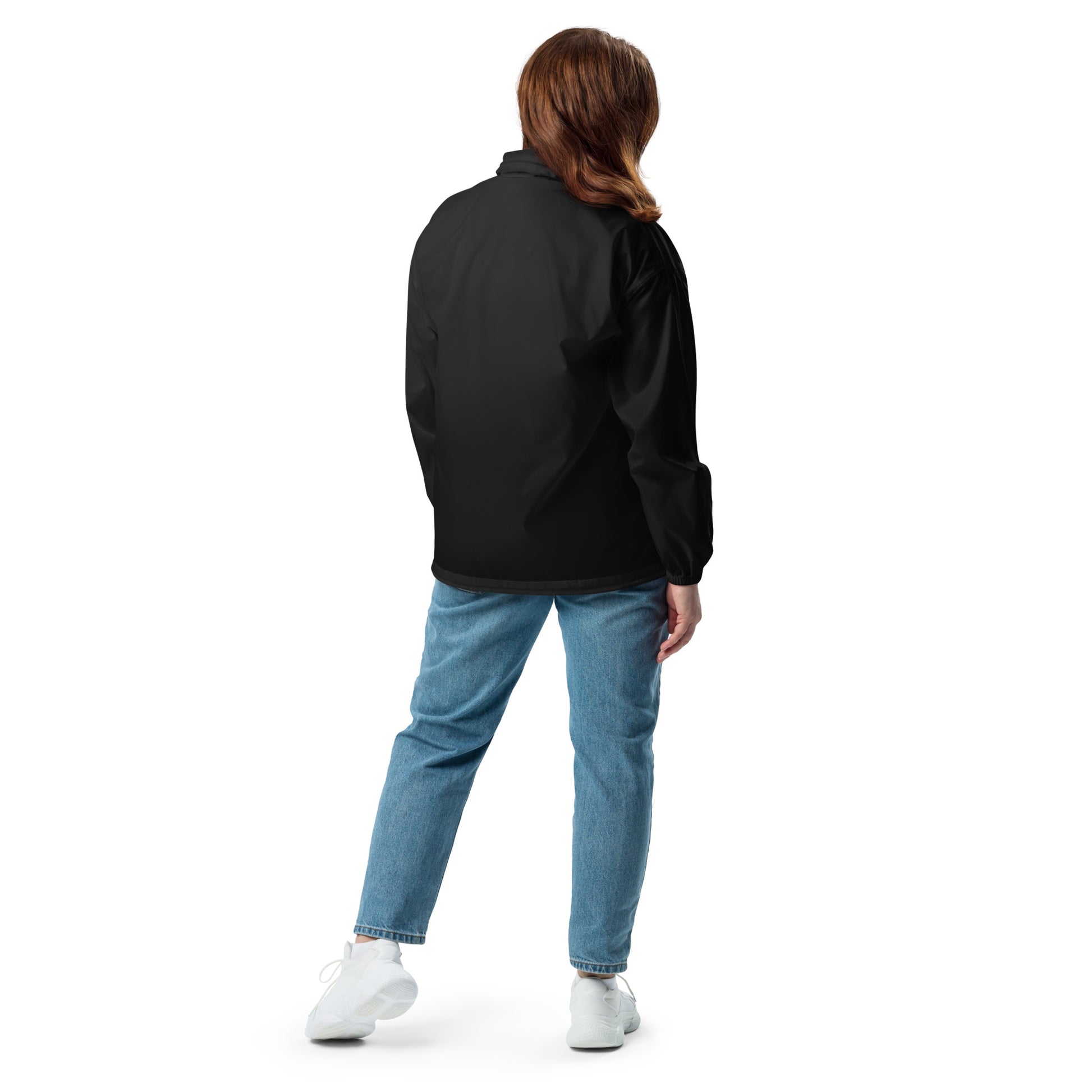 YA TOUR Unisex Windbreaker black back view 5