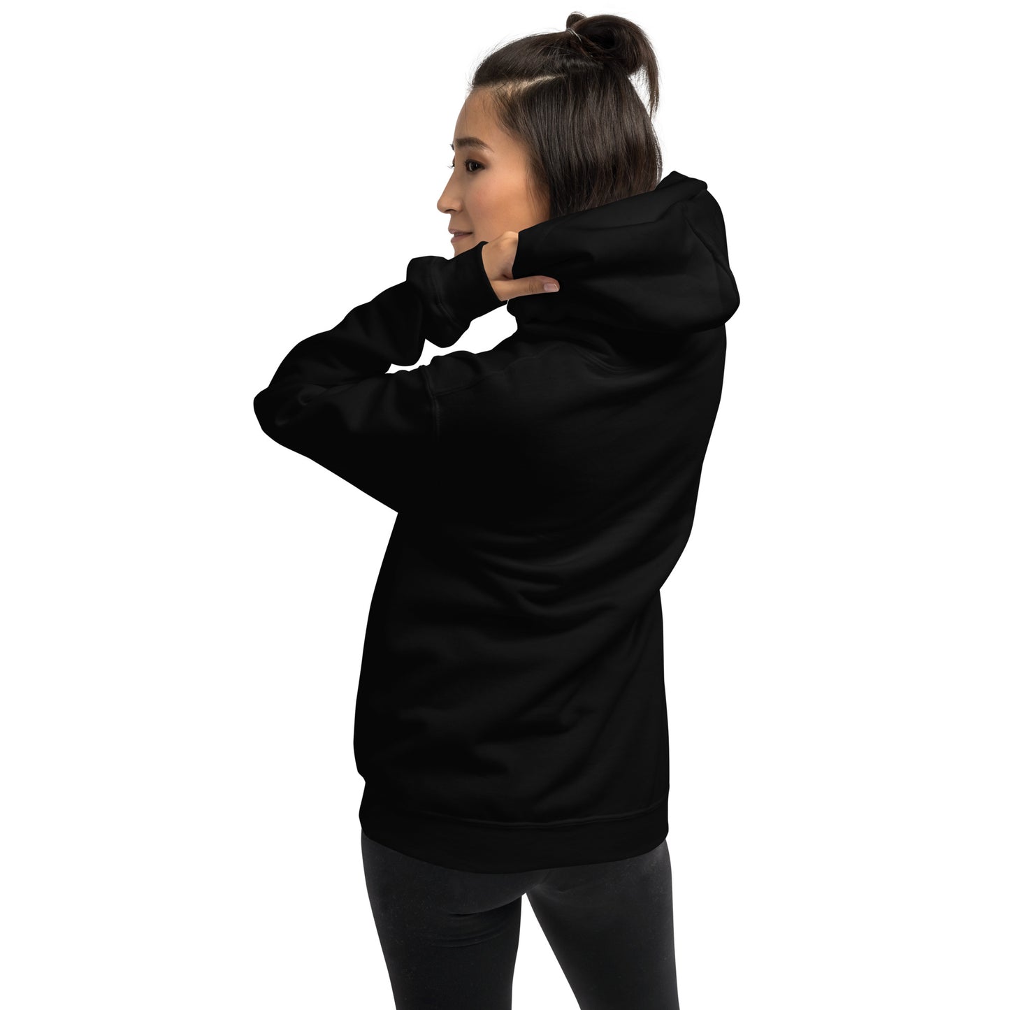 YA TOUR Unisex Hoodie black hood detail