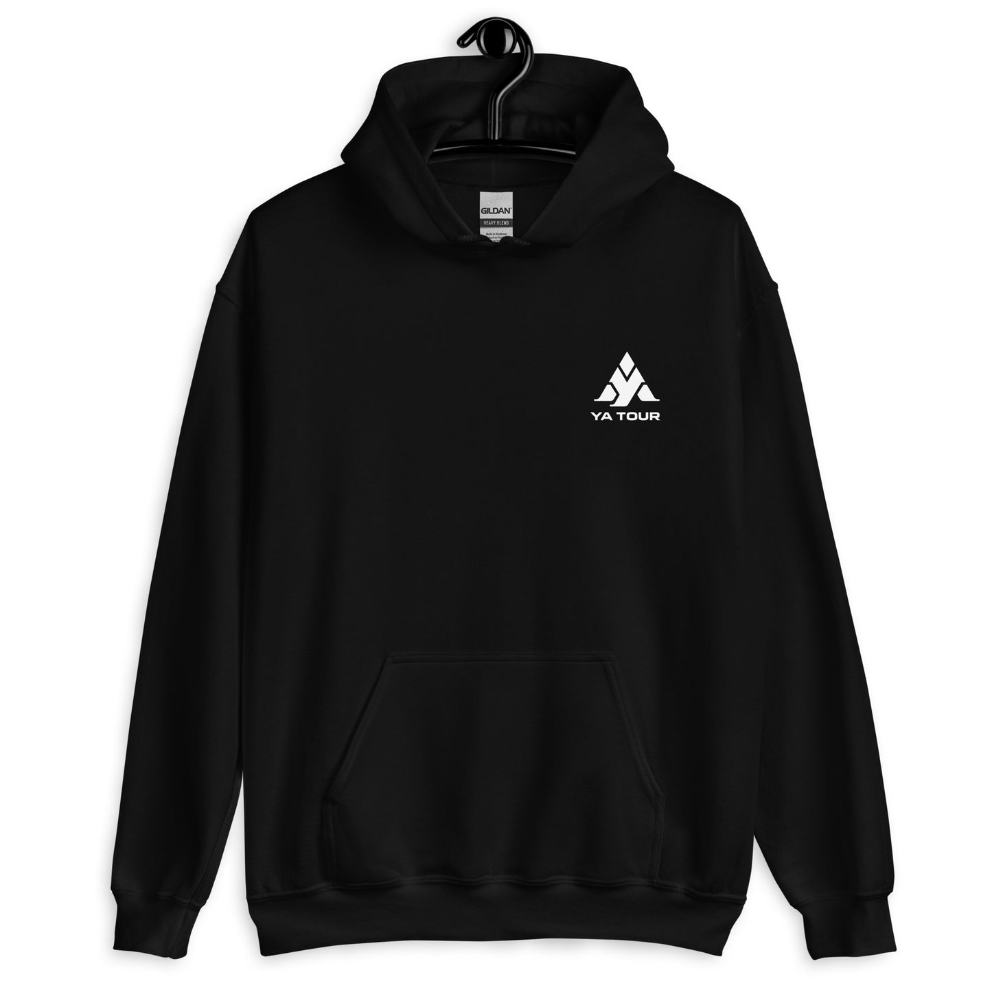 YA TOUR Unisex Hoodie black front view 2