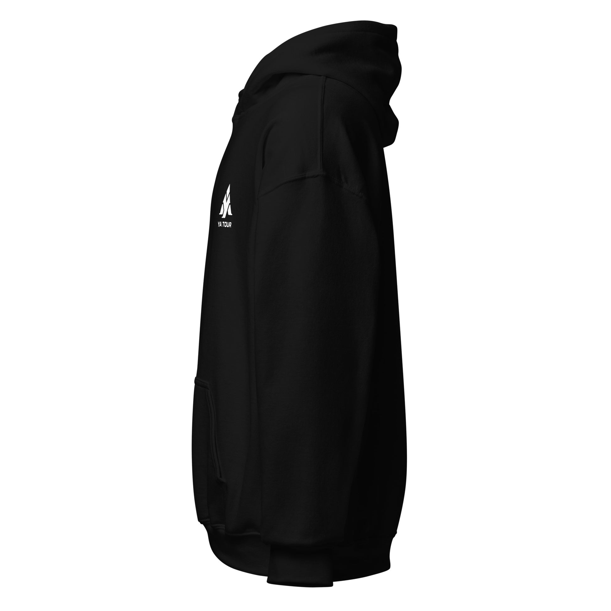 YA TOUR Unisex Hoodie black left side view