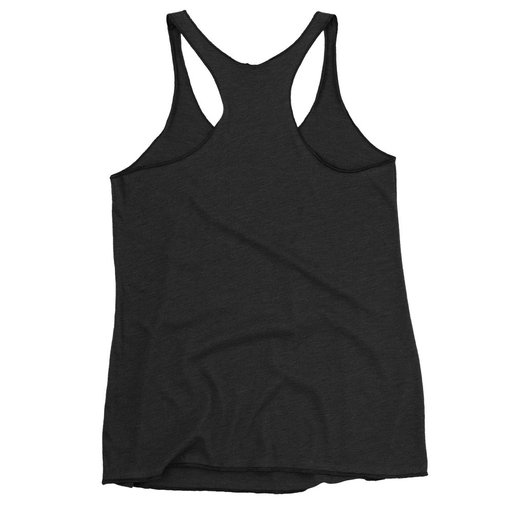 YA TOUR Women's Racerback Tank black back view 2